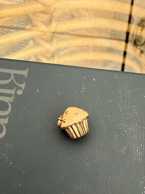 Tiffany & Co. Gold Tone Cupcake Charm